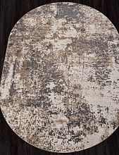 Ручной ковер SIESTA M028A CREAM / GRAY Овал