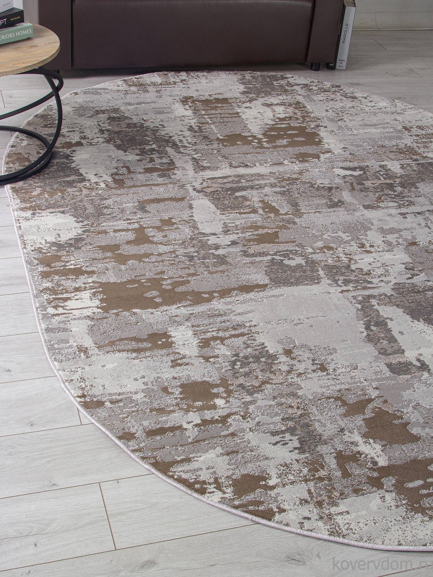 Ковер GRAFF F238 GRAY-BEIGE Овал