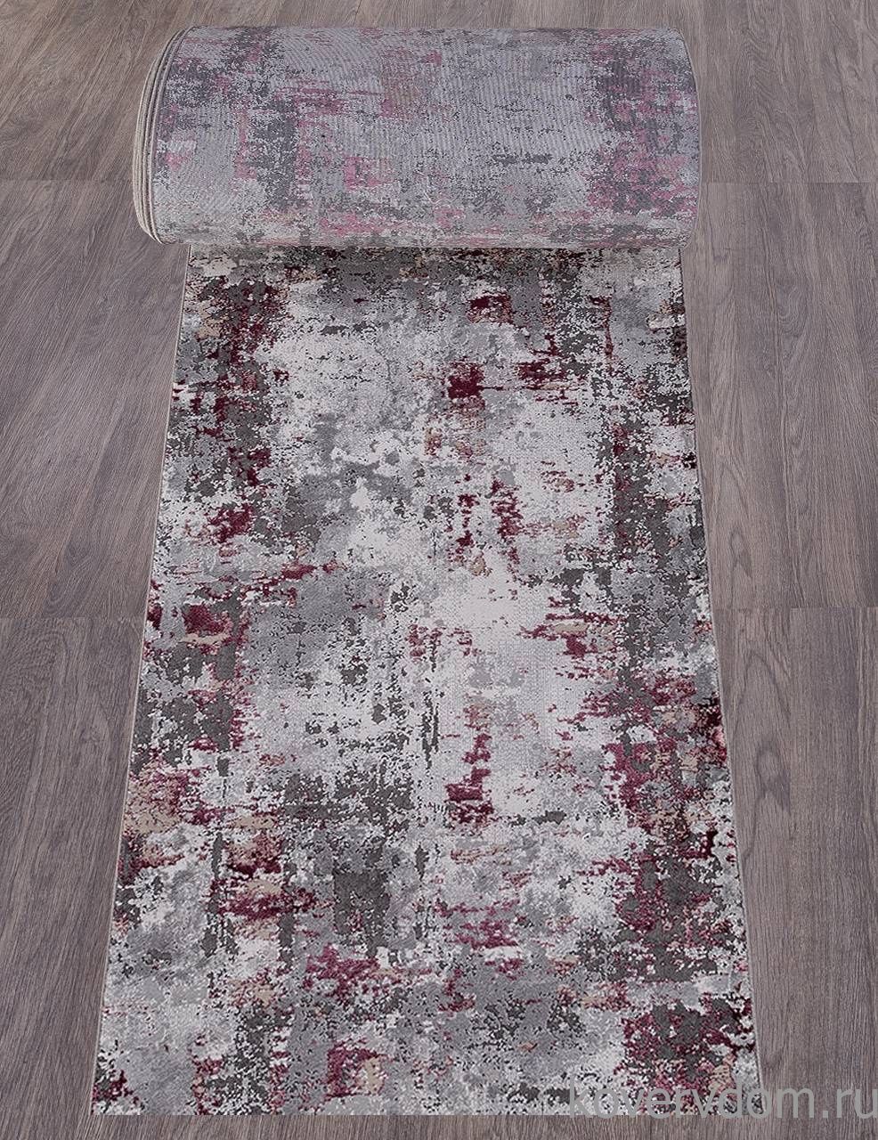 Ковровая дорожка GRAND 23319 950 GREY / PURPLE