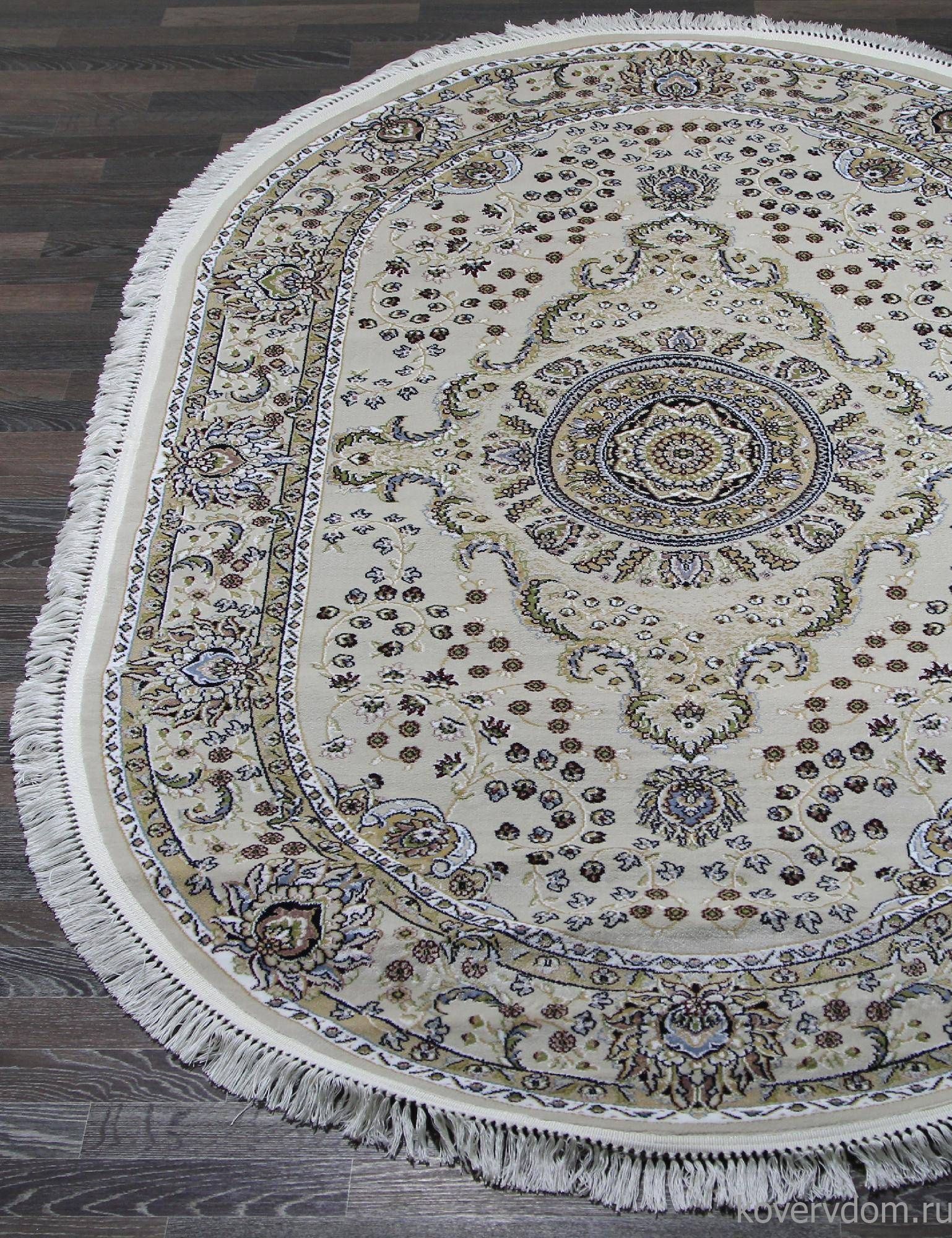 Ковер MASHAD PRESTIGE 02847A CREAM / CREAM Овал