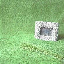 Пушистый овальный ковер длинноворсовый Софт Шегги салатовый