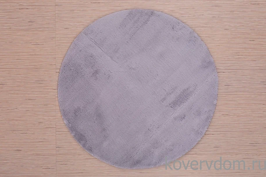 Ковер из искусственного меха Chic 1000A SILVER_5001 круг Ковер из искусственного меха Chic 1000A SILVER_5001 круг
