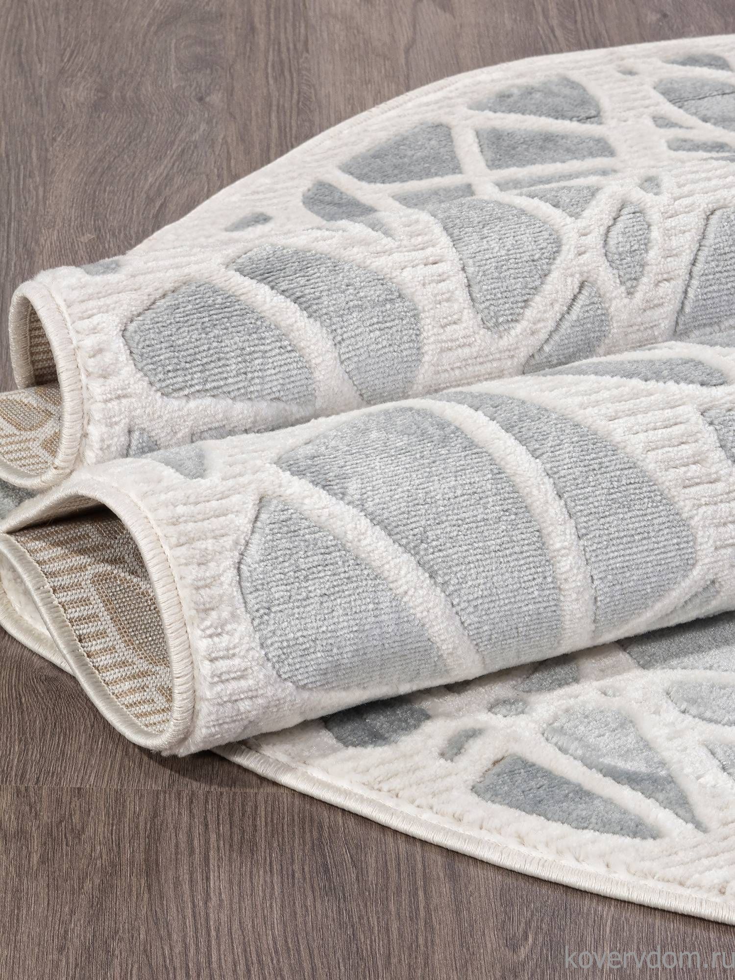 Ковер MIRANDA D967 BLUE-CREAM Овал