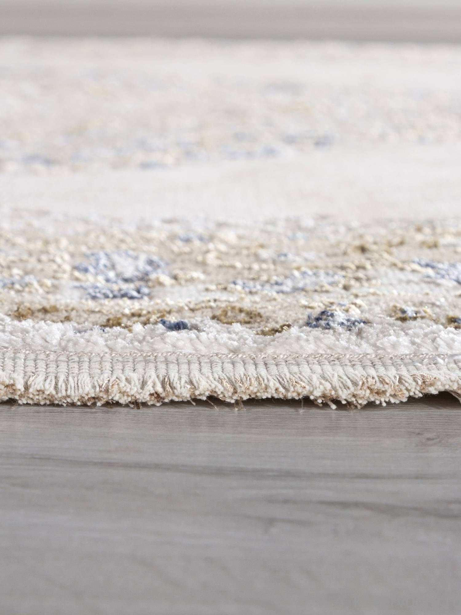 Ковер MOSSO 27226A BEIGE / BLUE Овал