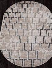 Овальный ковер SIERRA F353 BEIGE-BLUE Овал