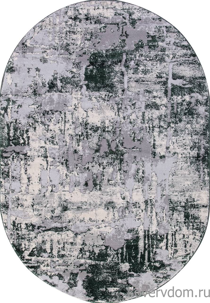Ковер MARDAN 5022A COKEN D.GREY / GREEN Овал