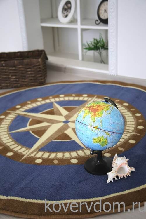 Ковер Морской КРУГ