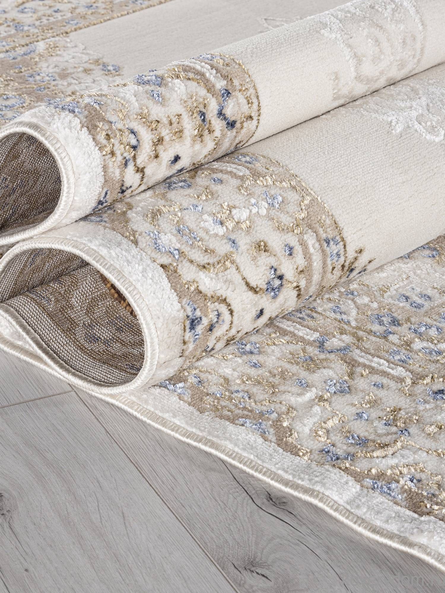 Ковер MOSSO 27236A CREAM / BLUE