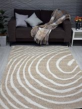 Ковер длинноворсовый в спальню STORM VR45 CREAM