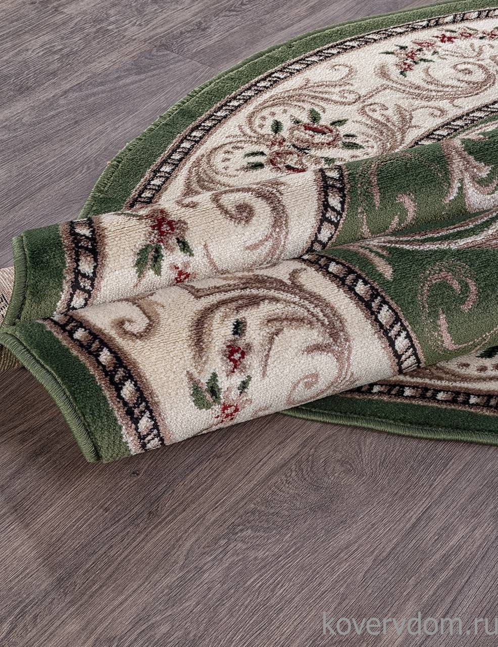 Ковер COLIZEY-A D066 GREEN Круг