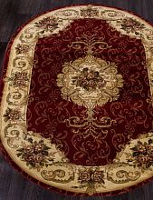 Ковер OLYMPOS D467 RED Овал