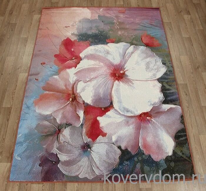 Шерстяной ковер Hunnu R Цветы 6A2362 165