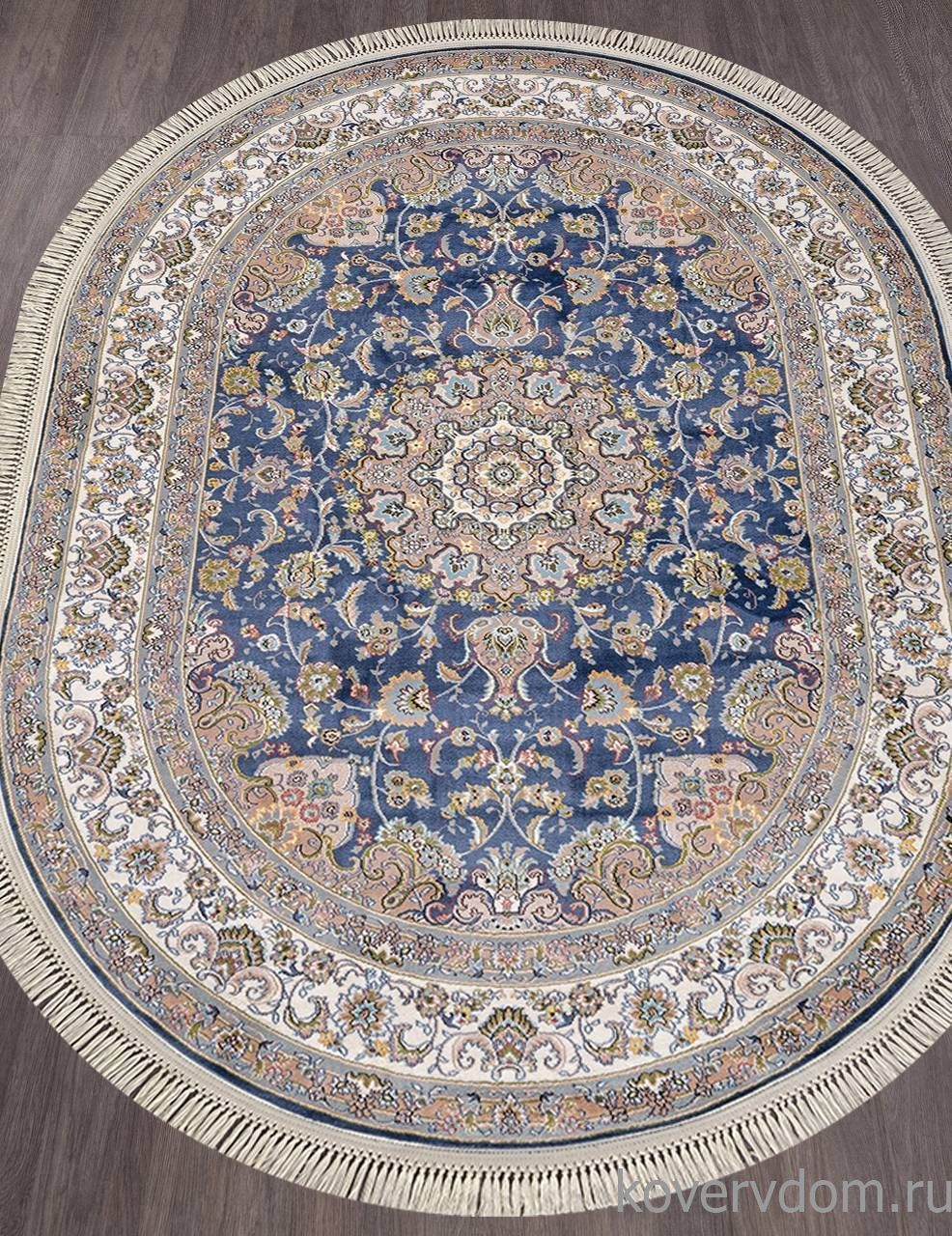 Ковер ARAVIA D158 NAVY Овал Ковер ARAVIA D158 NAVY Овал